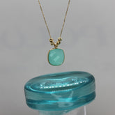 Sarı Altın Su Yeşili Kolye - Beyaz altın - Sarı altın - inci Kolye - pırlanta - Kolye -pırlanta Kolye - inci Kolye - Kolye çeşitleri - Kolyeler - altın Kolye modelleri