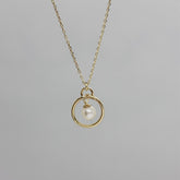 Sarı Altın 14 Ayar Perla Kolye - Beyaz altın - Sarı altın - inci kolye - pırlanta - Kolye -pırlanta kolye - inci kolye - kolye çeşitleri - kolyeler - altın kolye modelleri