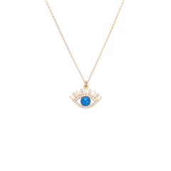 Sarı Altın 14 Ayar Göz Kolye Sarı Altın 14 Ayar Göz Kolye- Tac diamond - Sarı altın - inci kolye - pırlanta - kolye -pırlanta kolye - inci kolye - kolye - kolyeler - altın kolye modelleri