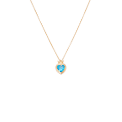 Sarı Altın 14 Ayar Taç Kalp Kolye - Tac diamond - Sarı altın - inci kolye - pırlanta - kolye -pırlanta kolye - inci kolye - kolye - kolyeler - altın kolye modelleri