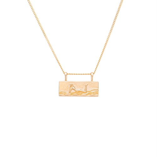 Sarı Altın 14 Ayar Kumsal Kolye - Tac diamond - Sarı altın - inci kolye - pırlanta - kolye -pırlanta kolye - inci kolye - kolye - kolyeler - altın kolye modelleri