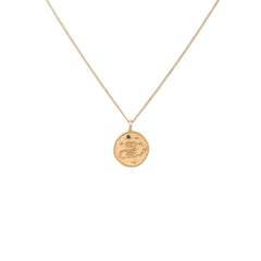 Akrep Burcu Kolye - Tac diamond - Sarı altın - burç kolye - pırlanta - kolye -pırlanta kolye