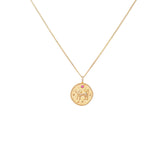 Aslan Burcu Kolye - Tac diamond - Sarı altın - burç kolye - pırlanta - kolye -pırlanta kolye