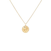 Yay Burcu Kolye - Tac diamond - Sarı altın - burç kolye - pırlanta - kolye -pırlanta kolye