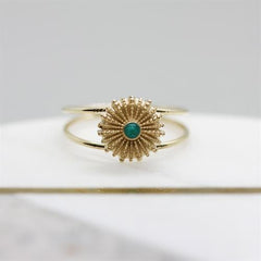 Sarı Altın 14 Ayar Kabuk Yüzük - Tac diamond - Sarı altın - inci yüzük - pırlanta - Yüzük -pırlanta yüzük - inci yüzük - yüzük - yüzükler - altın yüzük modelleri