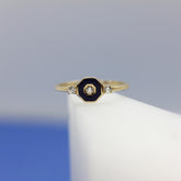 Sarı Altın 14 Ayar Mineli Sekizgen Yüzük Sarı Altın 14 Ayar Mineli Sekizgen Yüzük - Tac diamond - Sarı altın - inci yüzük - pırlanta - Yüzük -pırlanta yüzük - inci yüzük - yüzük - yüzükler - altın yüzük modelleri