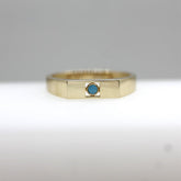 Sarı Altın 14 Ayar Turkuaz Taşlı Yüzük - Tac diamond - Sarı altın - inci yüzük - pırlanta - Yüzük -pırlanta yüzük - inci yüzük - yüzük - yüzükler - altın yüzük modelleri