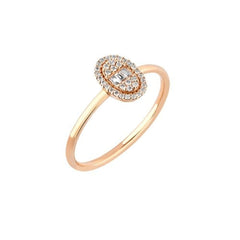 Oval Pırlanta Yüzük