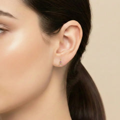 Kırmızı Baget Ok Küpe