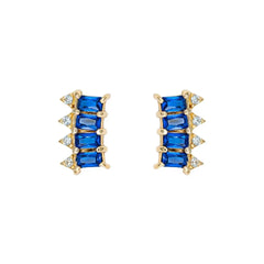 Lacivert Baget Küpe