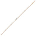 Rose Altın 14 Ayar Markiz Pırlanta Bileklik - Beyaz altın - Sarı altın - inci bileklik - pırlanta - bileklik -pırlanta bileklik - inci bileklik - bileklik çeşitleri - Bileklikler - altın bileklik modelleri