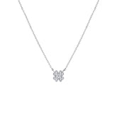 Pırlanta Yonca Kolye