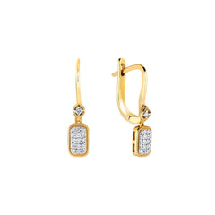 Pırlanta Halka Küpe