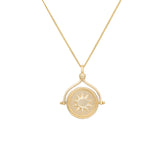 Ay ve Güneş Döngü Kolye