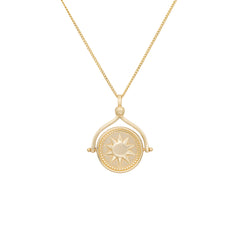 Ay ve Güneş Döngü Kolye