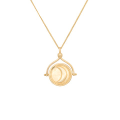 Ay ve Güneş Döngü Kolye