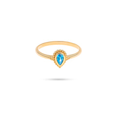 Blue Topaz Yüzük