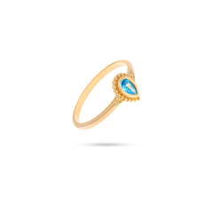 Blue Topaz Yüzük