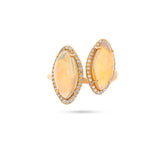 Markiz Çift Opal Yüzük